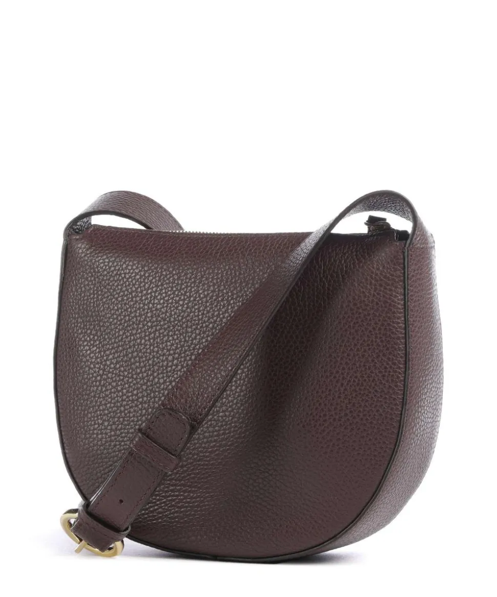 Adria Lulu Umhängetasche genarbtes Leder wein