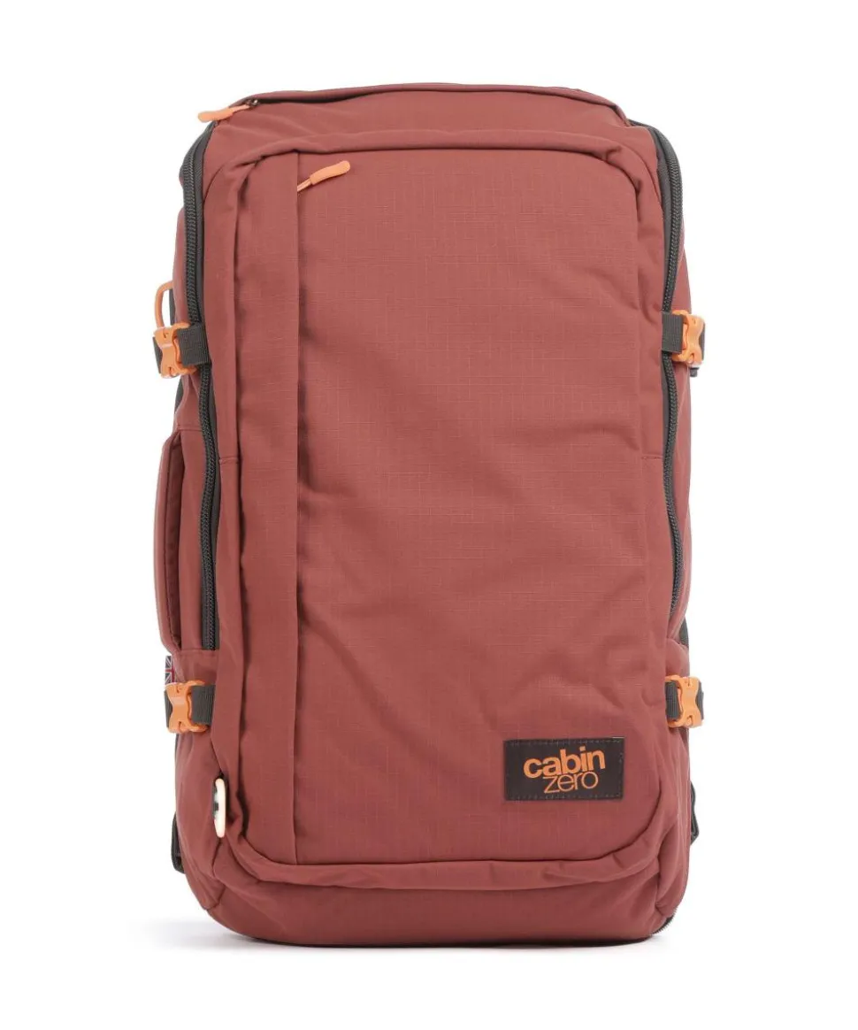 ADV 42 Reiserucksack Nylon dunkelrot