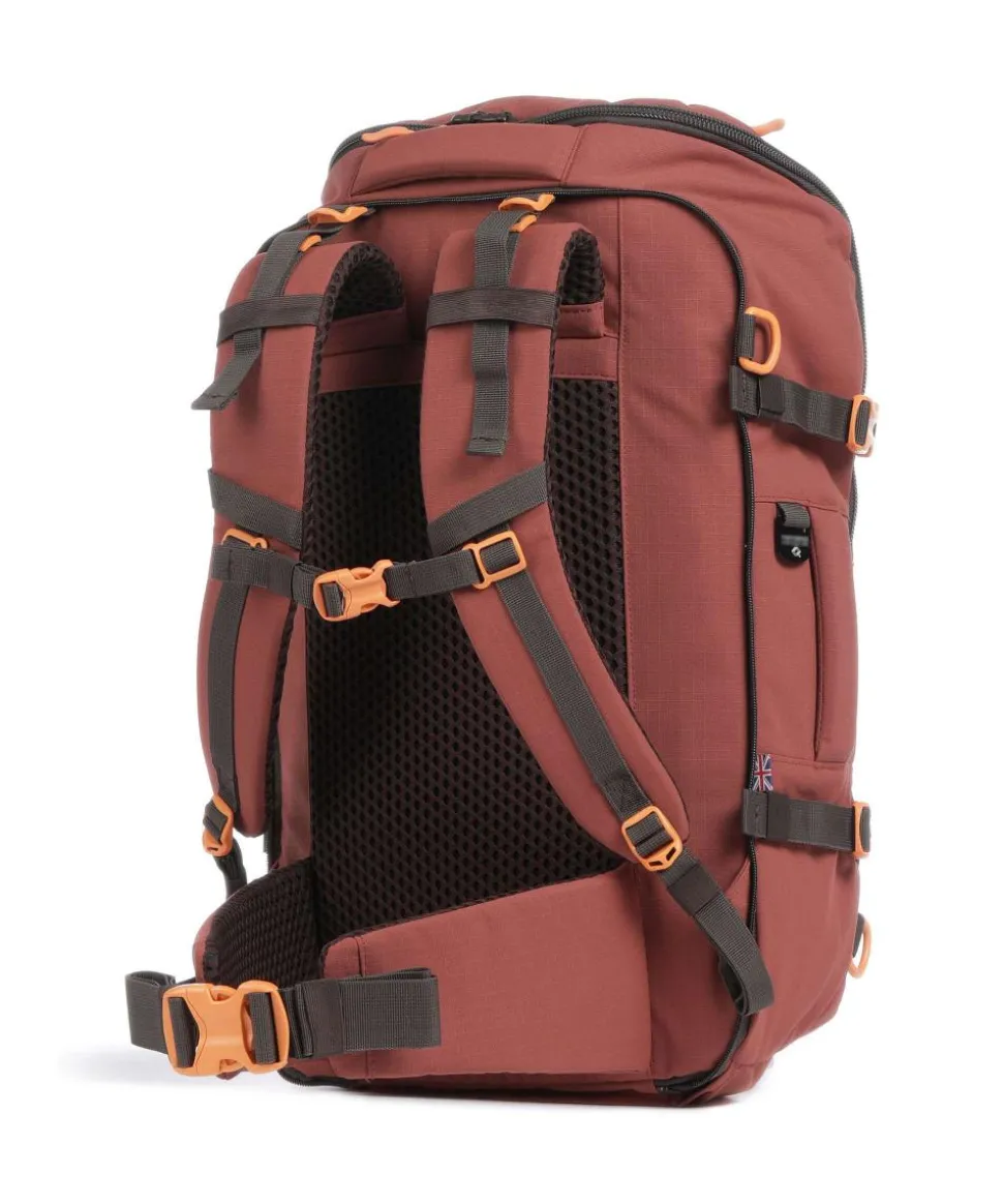 ADV 42 Reiserucksack Nylon dunkelrot
