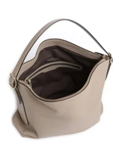 Agave Carina Beuteltasche genarbtes Leder beige