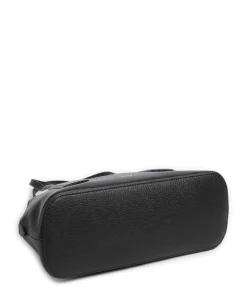 Agave Chachacha Handtasche genarbtes Leder schwarz