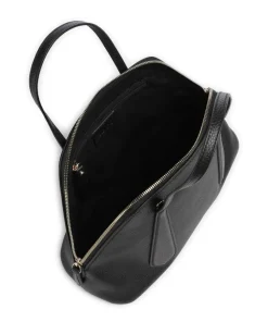 Agave Chachacha Handtasche genarbtes Leder schwarz