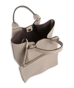Agave Essential Medium Handtasche genarbtes Leder beige