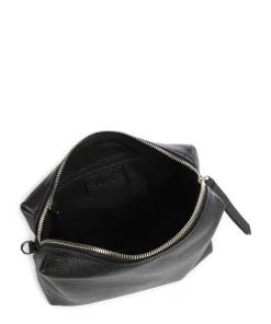 Agave Kaia Umhängetasche genarbtes Leder schwarz