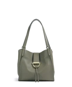 Agave Temi Shopper genarbtes Leder taupe