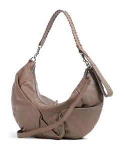 Agnes Supple Medium Beuteltasche Schafsleder taupe