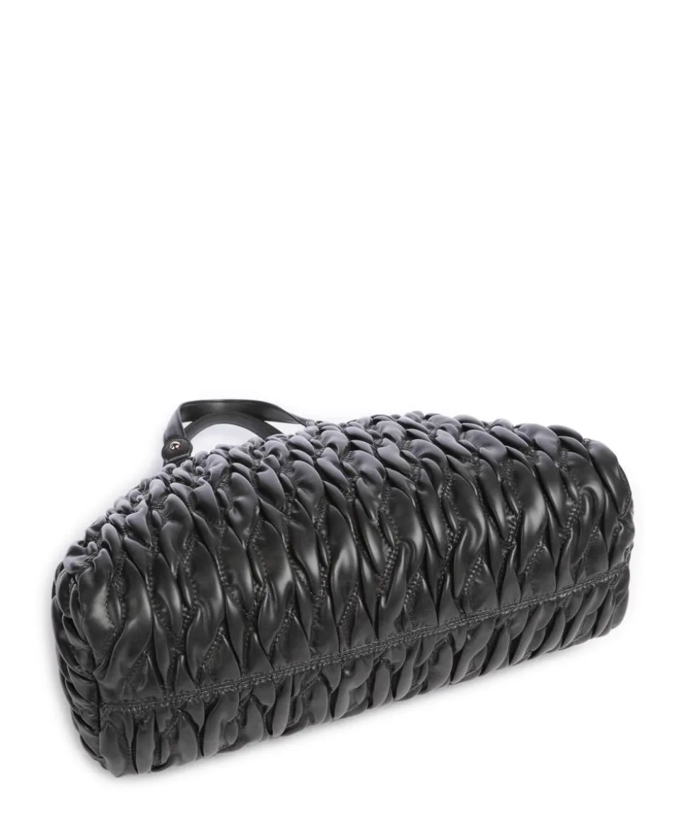 Aide M Handtasche Lederimitat schwarz