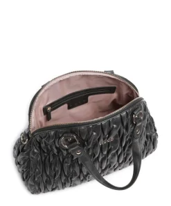 Aide M Handtasche Lederimitat schwarz