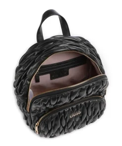 Aide M Rucksack Lederimitat schwarz