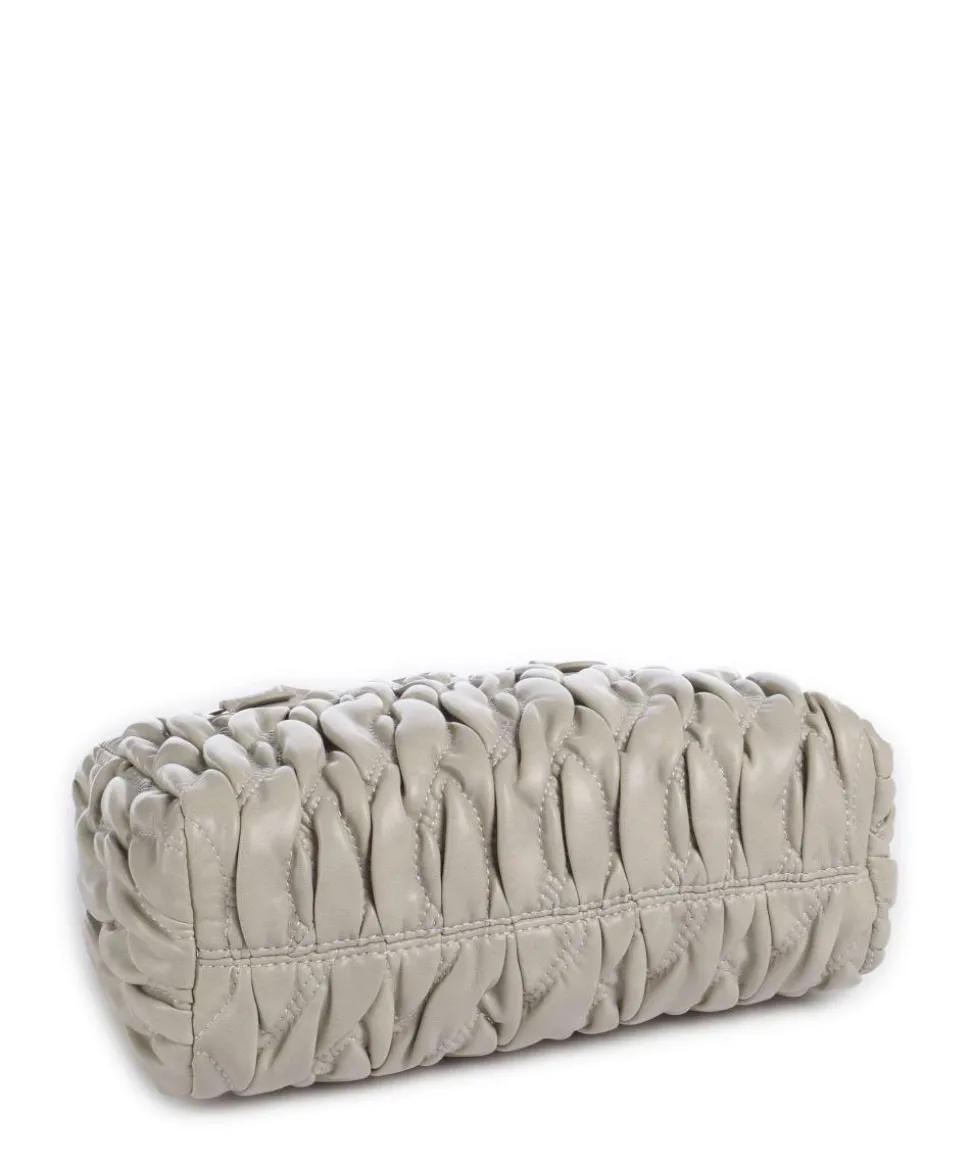 Aide S Handtasche Lederimitat hellgrau