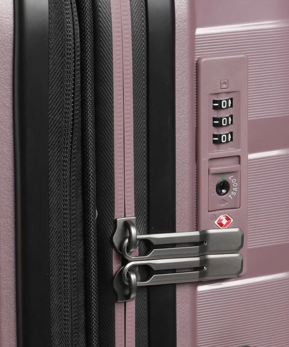 Air Base 4-Rollen Trolley Set violett 3-tlg.