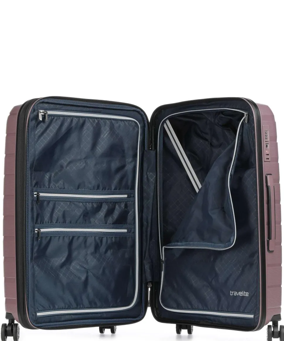 Air Base 4-Rollen Trolley Set violett 3-tlg.