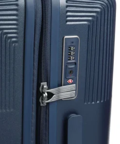 Airglam 4-Rollen Trolley dunkelblau 68 cm