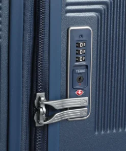 Airglam 4-Rollen Trolley dunkelblau 77 cm