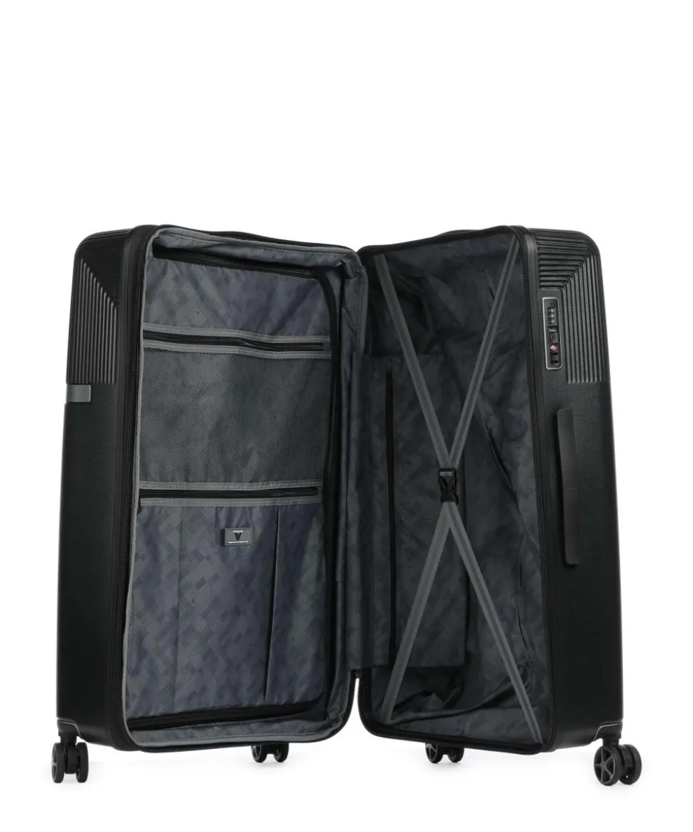 Airglam 4-Rollen Trolley schwarz 77 cm