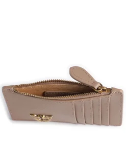 Airone Kreditkartenetui fein genarbtes Rindsleder braun