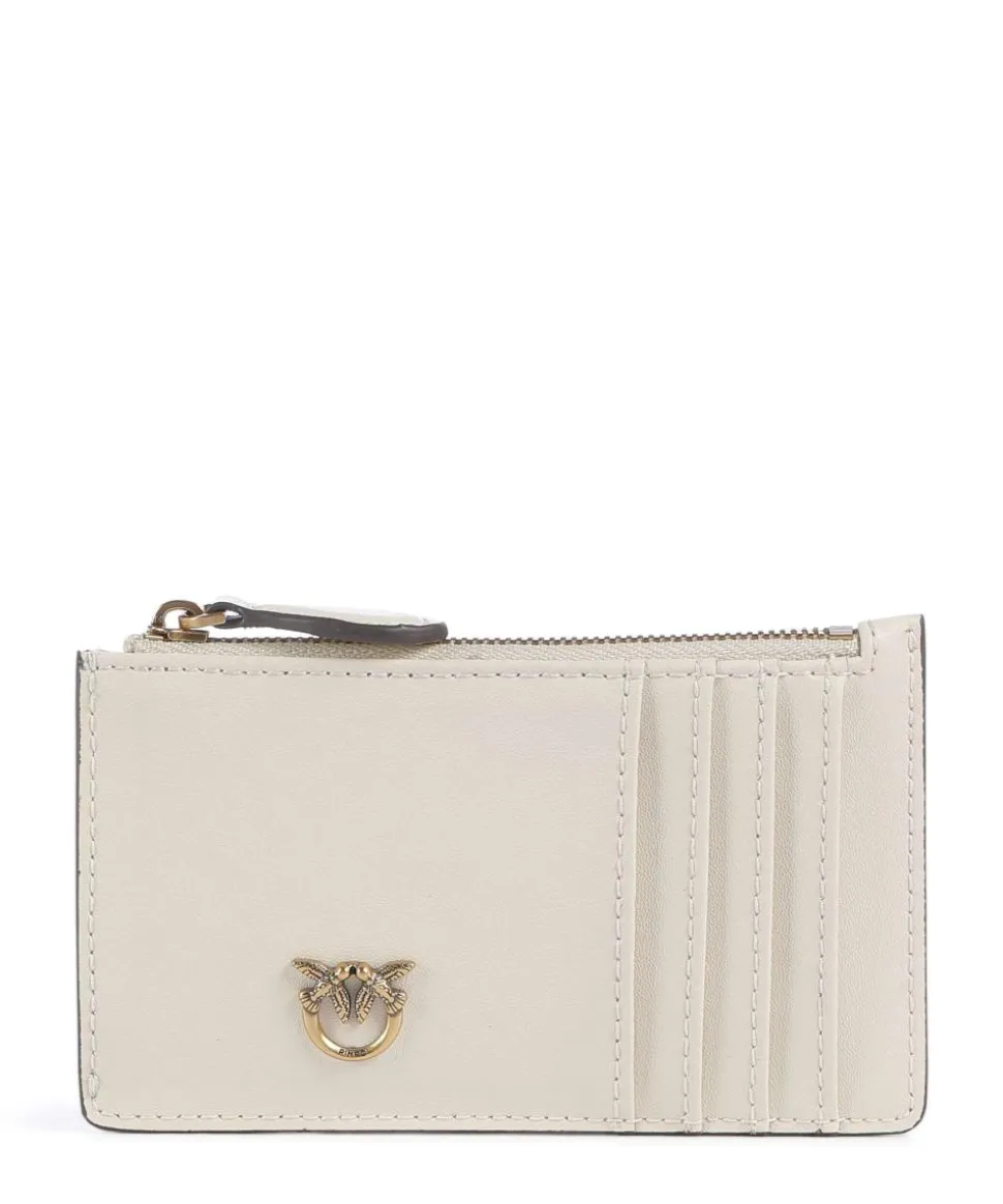 Airone Kreditkartenetui Schafsleder elfenbein