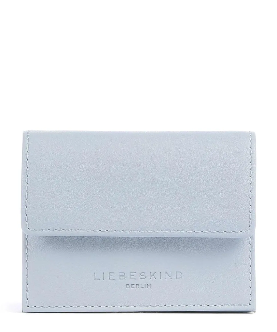 Akkordeon Soft Nappa S RFID Geldbörse Nappaleder hellblau