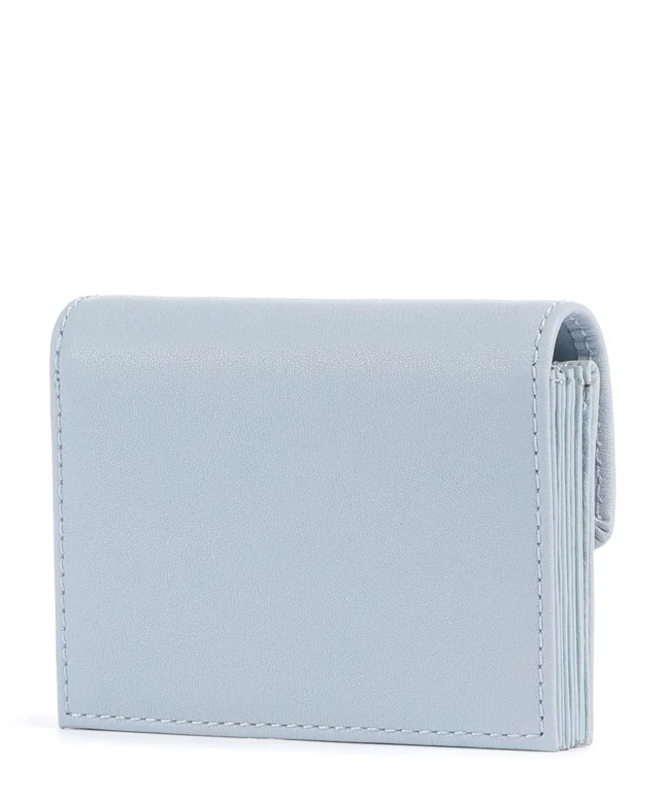 Akkordeon Soft Nappa S RFID Geldbörse Nappaleder hellblau