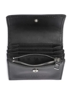 Akkordeon Soft Nappa S RFID Geldbörse Nappaleder schwarz