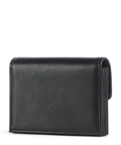 Akkordeon Soft Nappa S RFID Geldbörse Nappaleder schwarz