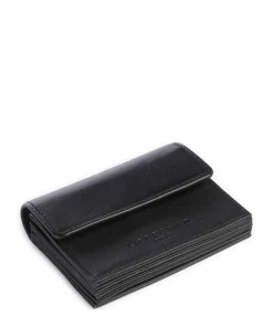 Akkordeon Soft Nappa S RFID Geldbörse Nappaleder schwarz