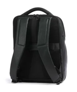 AKRON Rucksack fein genarbtes Rindsleder schwarz