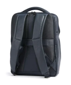 AKRON Rucksack fein genarbtes Rindsleder dunkelblau