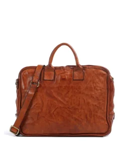 Aktentasche 15″ fein genarbtes Rindsleder cognac