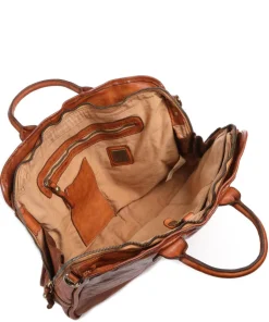 Aktentasche 15″ fein genarbtes Rindsleder cognac