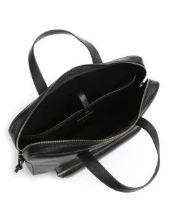 Aktentasche 15″ genarbtes Leder schwarz