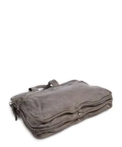 Aktentasche fein genarbtes Rindsleder stein