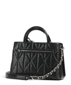 Aldina G-Shine Handtasche Lederimitat schwarz