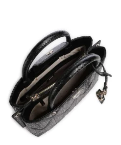 Aldina G-Shine Handtasche Lederimitat schwarz