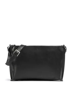 Aletta Umhängetasche fein genarbtes Rindsleder schwarz