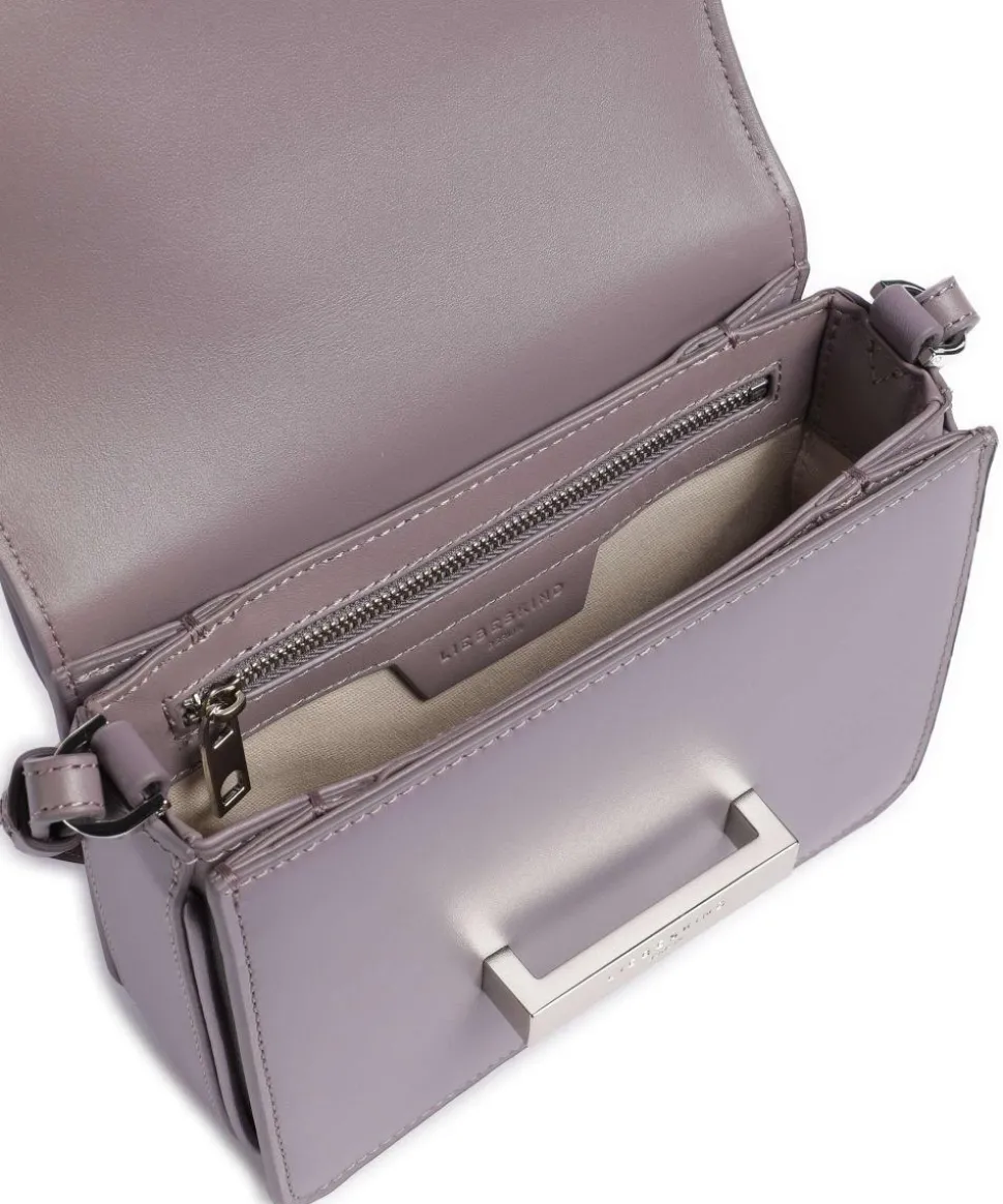 Alex Biker S Umhängetasche Rindsleder violett