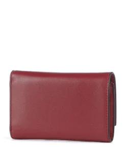 Alex Laura Biker Geldbörse fein genarbtes Rindsleder rot