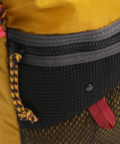 Algir Umhängetasche recyceltes Polyamid senfgelb