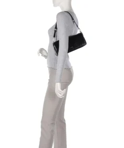 Alias Soft Mila Schultertasche Rindsleder schwarz