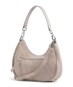 All About Beads Schultertasche Schafsleder beige