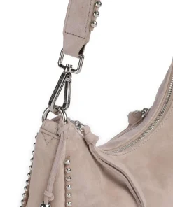 All About Beads Schultertasche Schafsleder beige