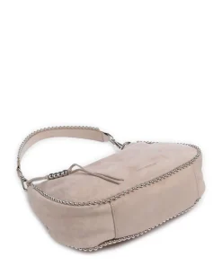 All About Beads Schultertasche Schafsleder beige