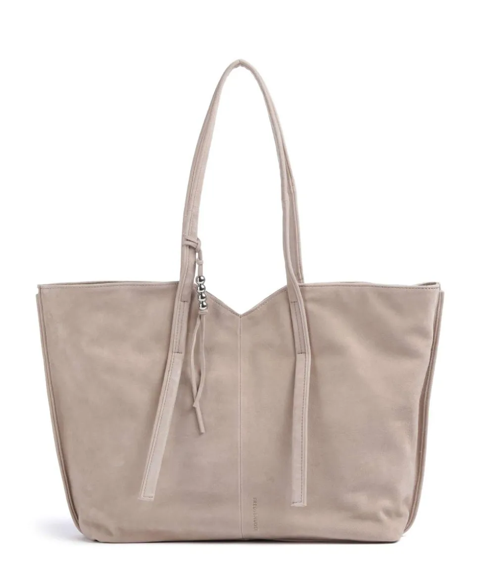 All About Beads Shopper Schafsleder beige