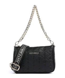 All Over Gothic Schultertasche Lederimitat schwarz