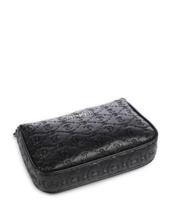 All Over Gothic Schultertasche Lederimitat schwarz