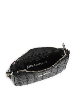 All Over Gothic Schultertasche Lederimitat schwarz