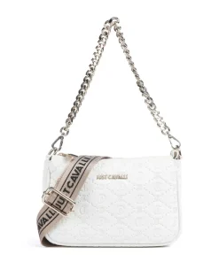 All Over Gothic Schultertasche Lederimitat weiß