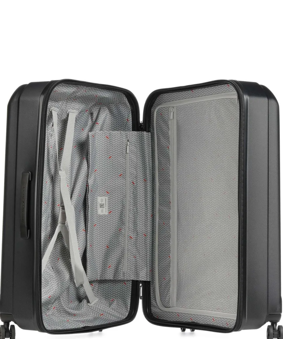 Allure 4-Rollen Trolley schwarz 75 cm