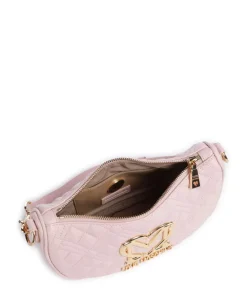 Allure Schultertasche Lederimitat rosa