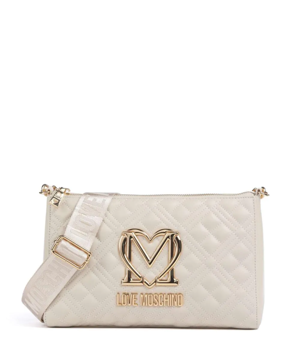 Allure Umhängetasche Nappaleder, Polyurethane elfenbein